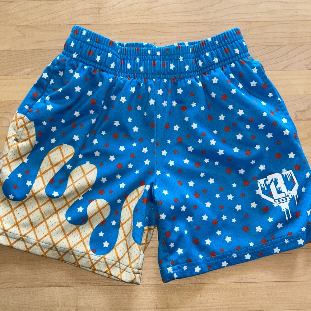 Baseball Lifestyle 101 youth ice cream shorts YS